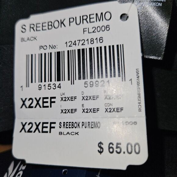 Reebok PureMove+ High‑Impact Sports Bra Black X2XEF 2XL Cups E‑F | NWT - Picture 3 of 10